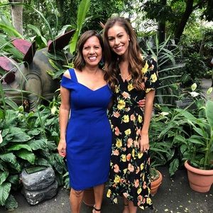 Short sleeve black floral maxi dress